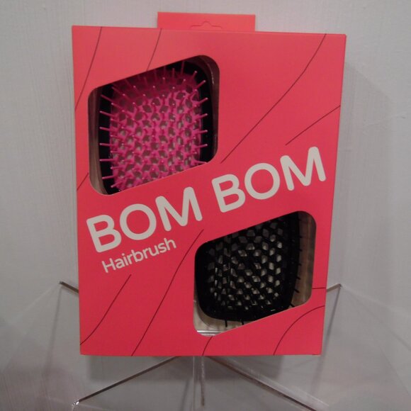 BOM-BOM by Luli Hairbrush set makes hairbrushing easy thru tangles and snarls - Picture 1 of 6